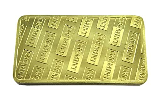 1 oz .999 Fine Brass Bullion Bar Ingot Q467724