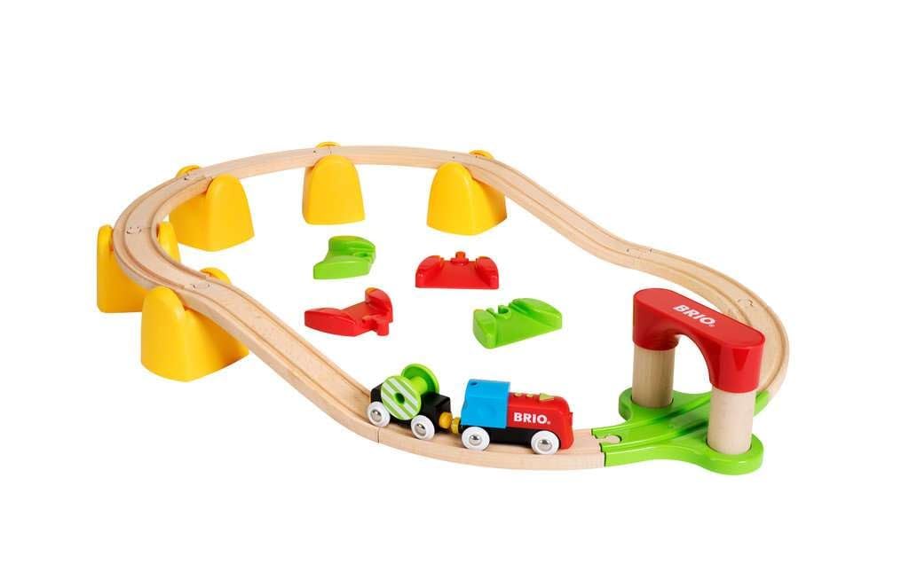 25 Piece Wood Train Set X873