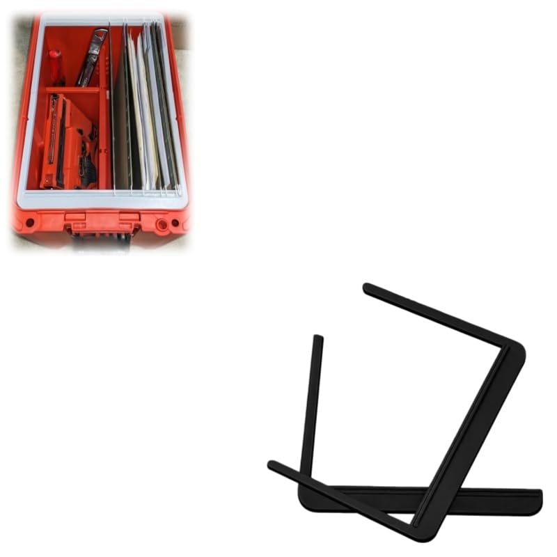 Black Compact Hanging File Folder Organizer T5464