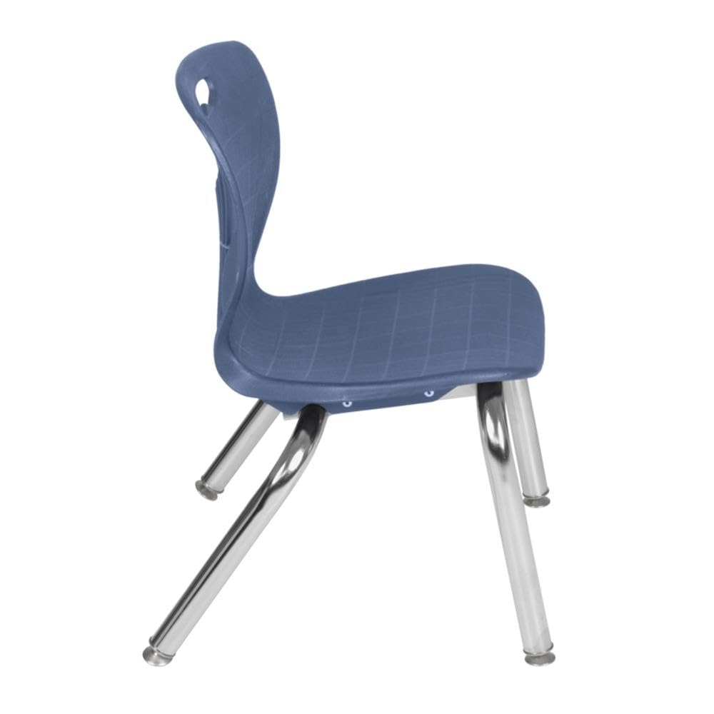 36" Round Mobile Classroom Table with 4 Stackable Chairs Z782953