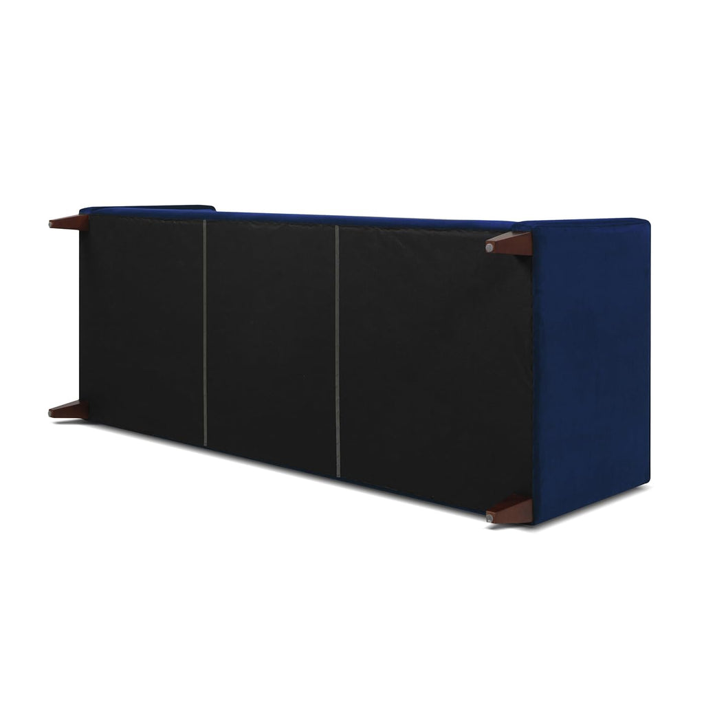 84" Navy Blue Velvet Tufted Sofa F8852
