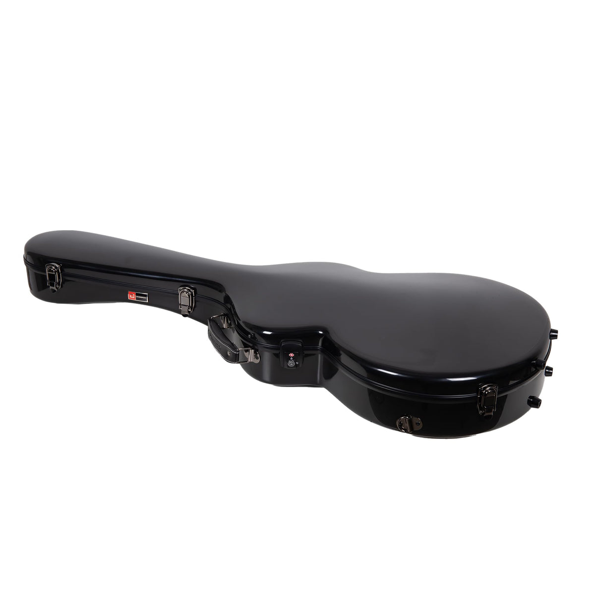 Black Fiberglass Semi-Hollow & Hollowbody Electric Guitar Case E218