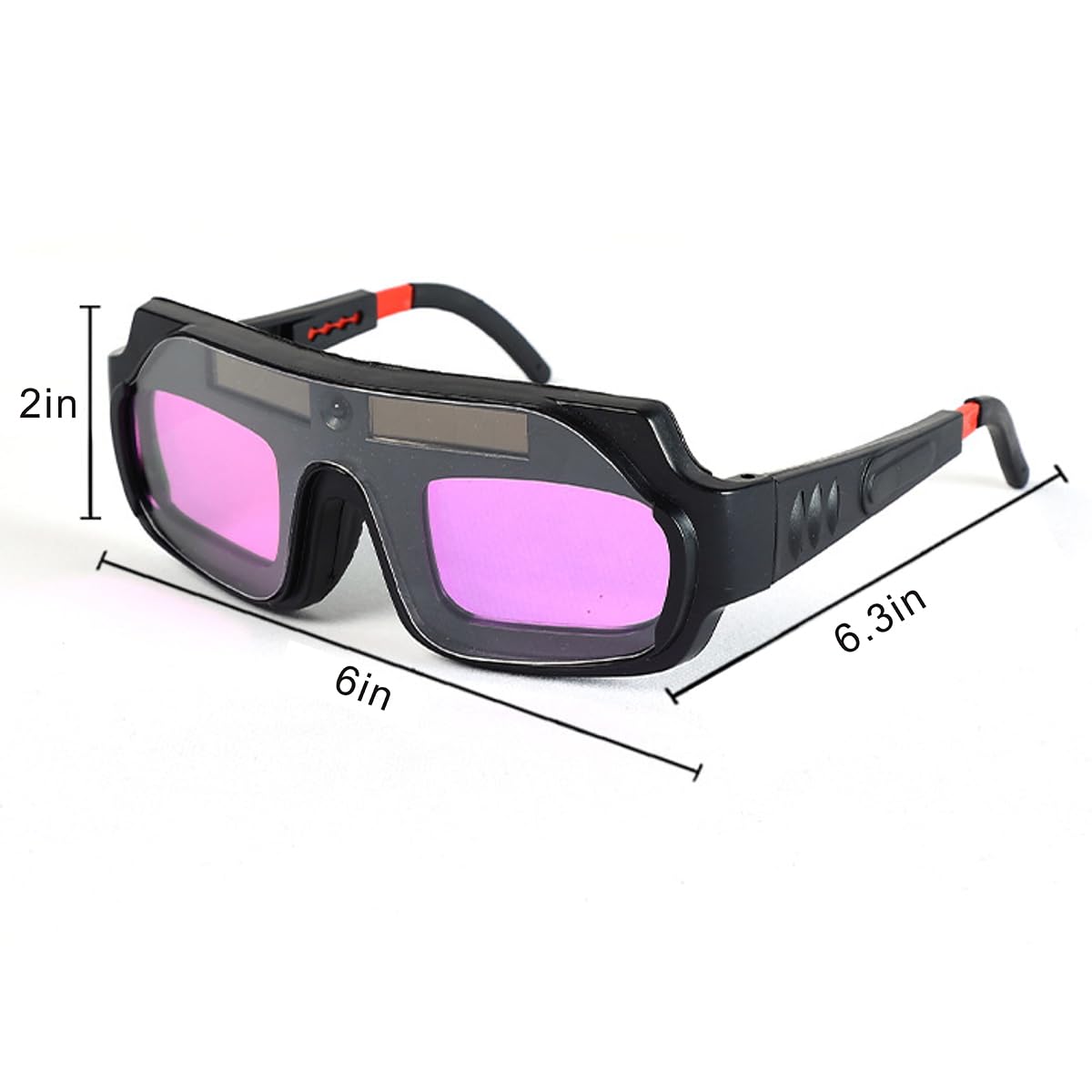 Auto Darkening Welding Glasses with Gloves and PC Lens H934875