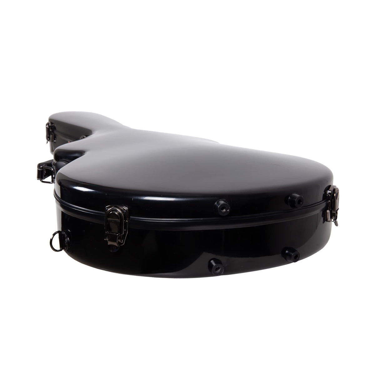 Black Fiberglass Semi-Hollow & Hollowbody Electric Guitar Case E218