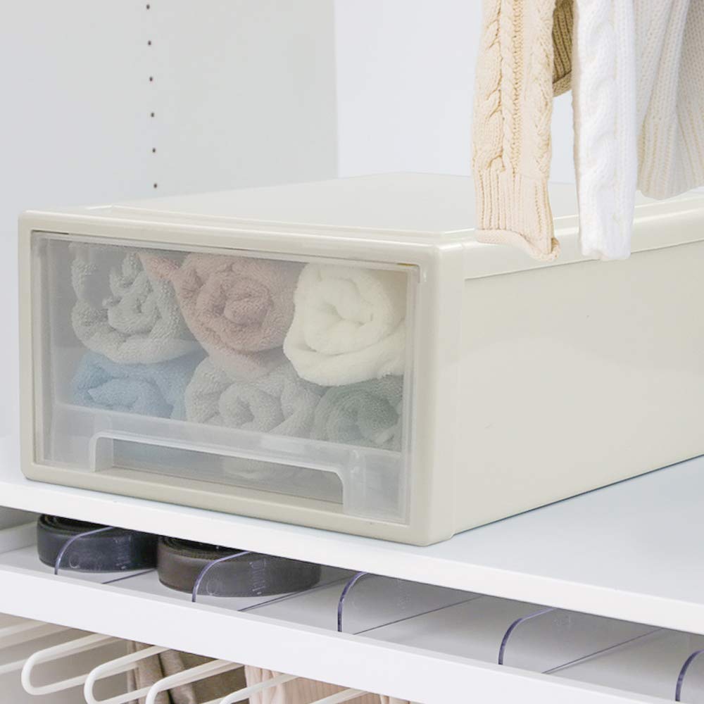17.8 Quart 4 Pcs Plastic Stacking Storage Drawer N35461