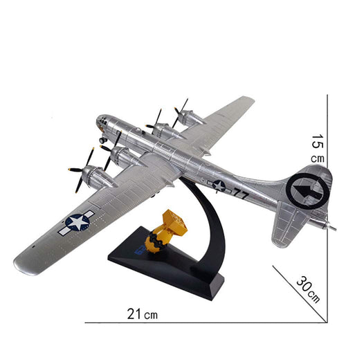 1/144 Diecast WWII B-29 Bomber Model Aircraft Y7125
