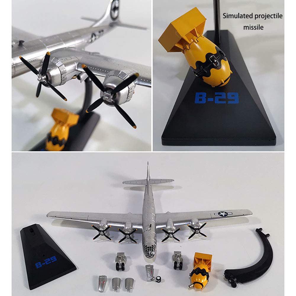 1/144 Diecast WWII B-29 Bomber Model Aircraft Y7125