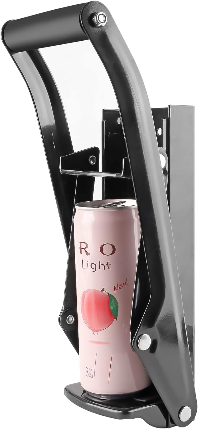 16 oz Heavy Duty Wall Mounted Aluminum Can Crusher with Bottle Opener D496697