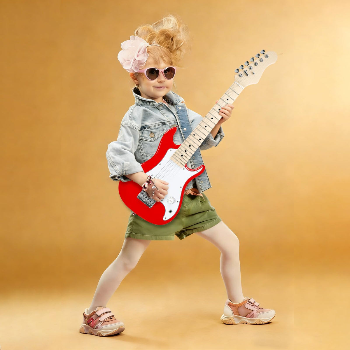 30in Kids Electric Guitar Starter Kit with 5W Amp and Gig Bag E4406