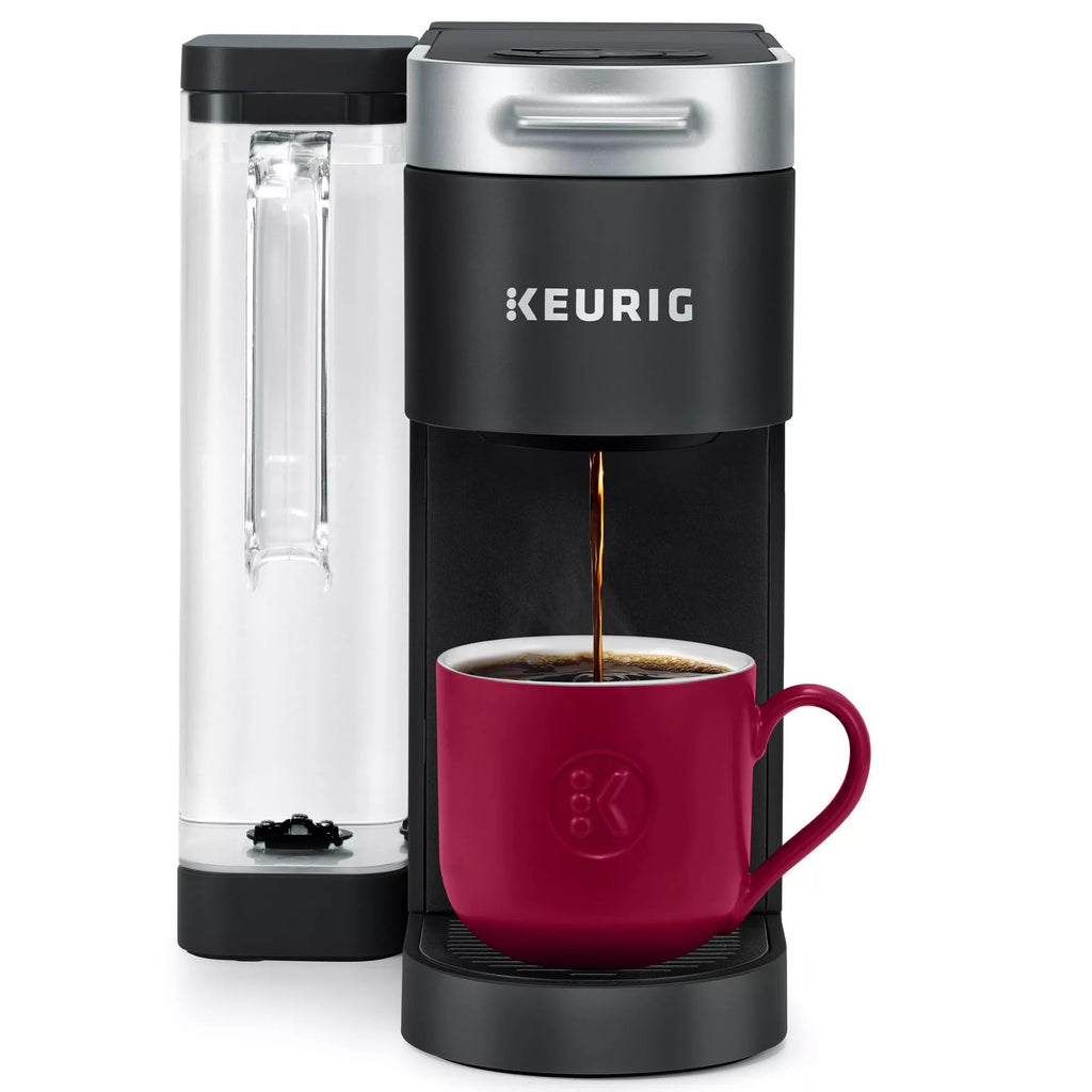 Single Serve K-Cup Pod Coffee Maker, 4 Brew Sizes, 66oz Removable Reservoir, Black F111