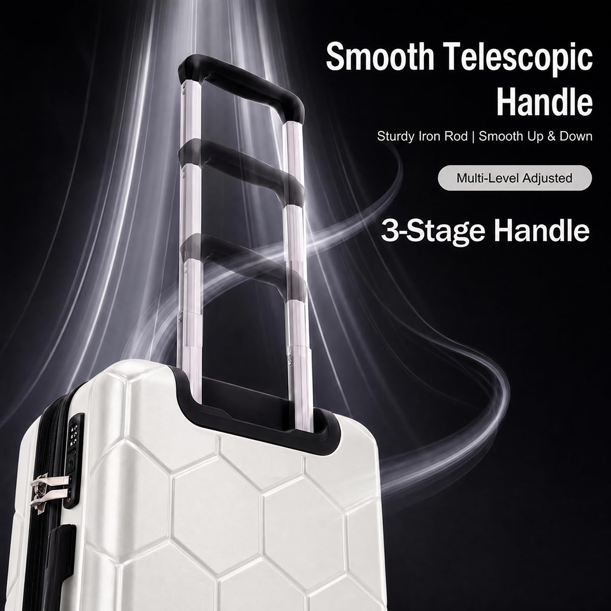 20 Inch Hardshell Expandable Carry On Luggage with TSA Lock J250