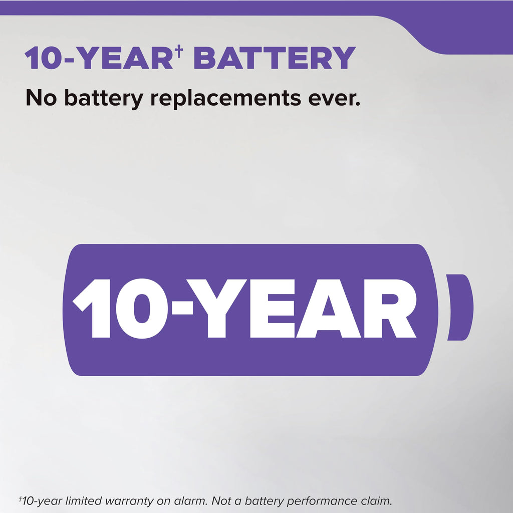 Smoke & Carbon Monoxide Detector 10-Year Battery 2 Pack J134