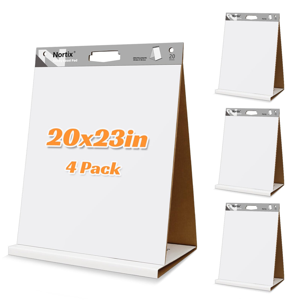 Sticky Easel Pads 20x23 Inches 20 Sheets 4 Pads L699