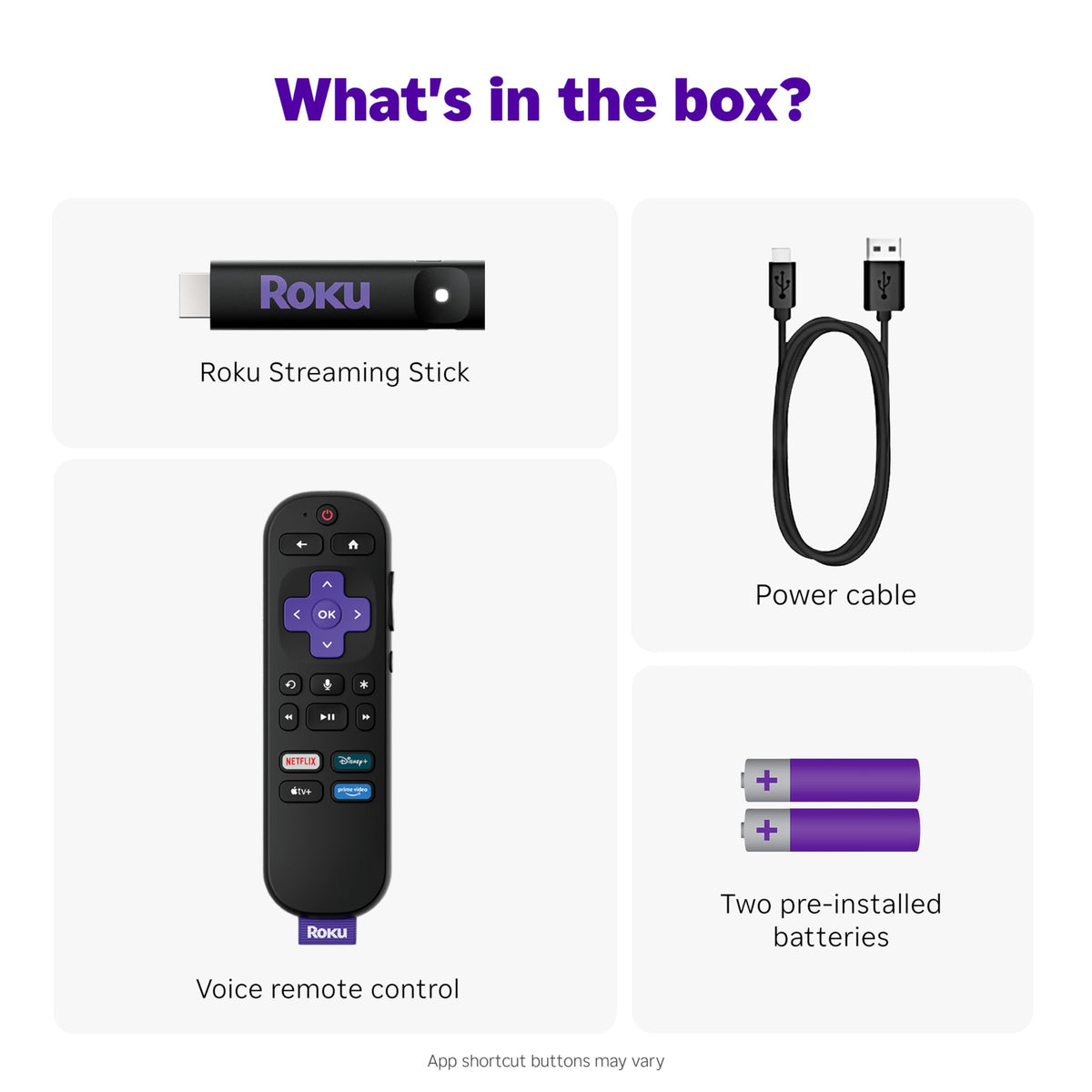 HD Streaming Stick with Voice Remote V5725