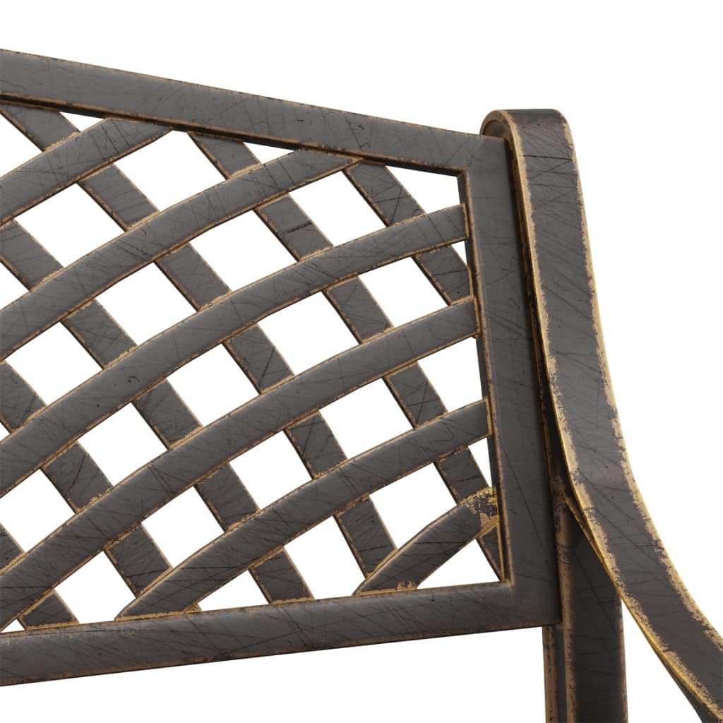 Bronze Floral Cast Iron 40.2 Inch Garden Bench K383