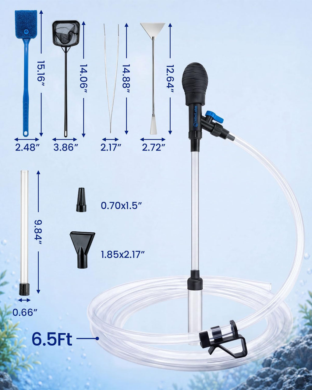 Aquarium Gravel Cleaner Kit Q9962