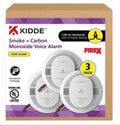 Hardwired Smoke & Carbon Monoxide Detector, 3 Pack N437342