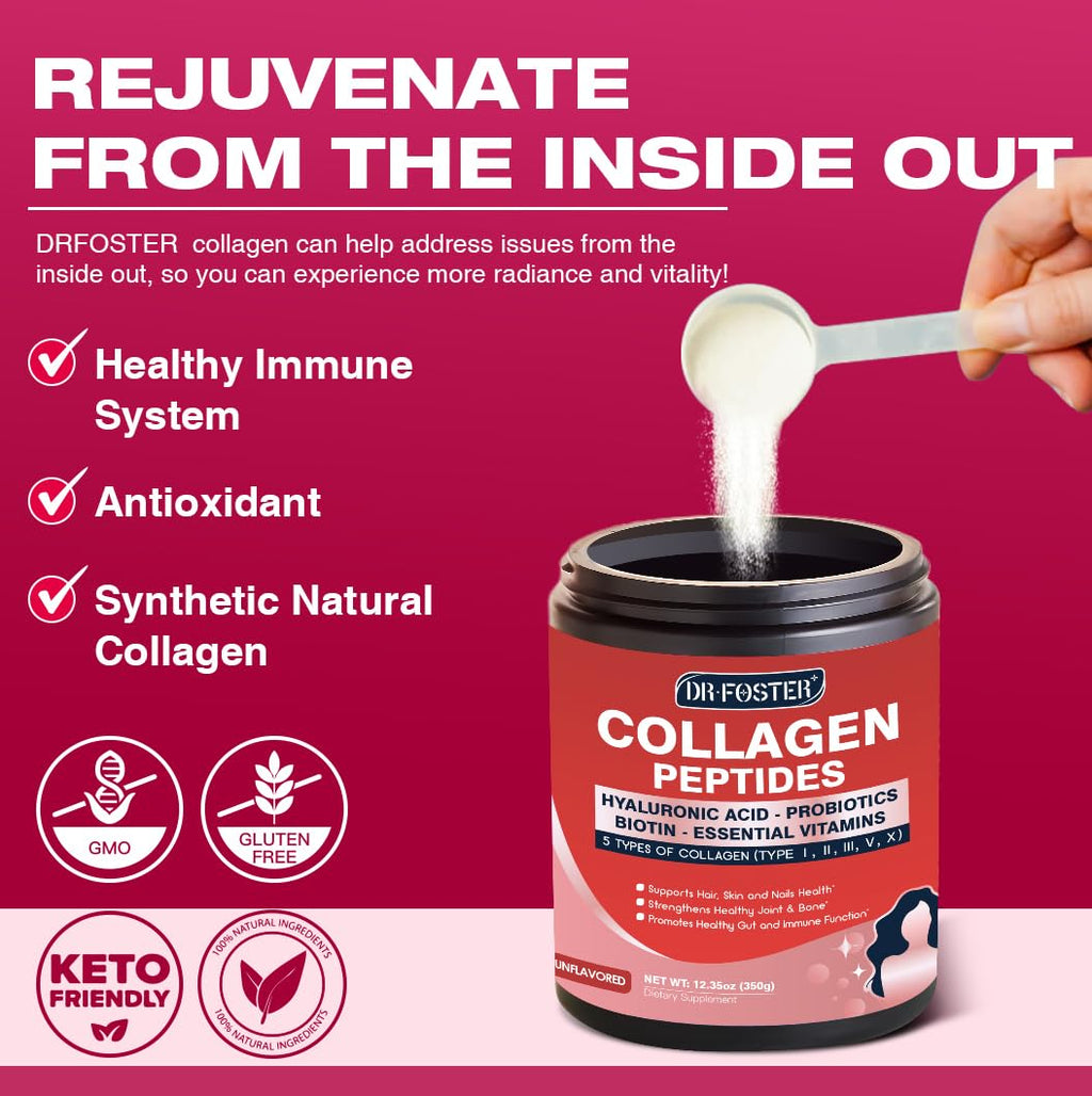 Multi Collagen Peptides Powder with Probiotics G59397