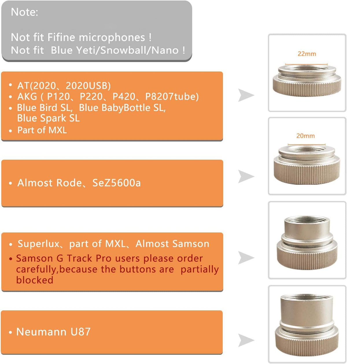 Anti Vibration Microphone Shock Mount P186