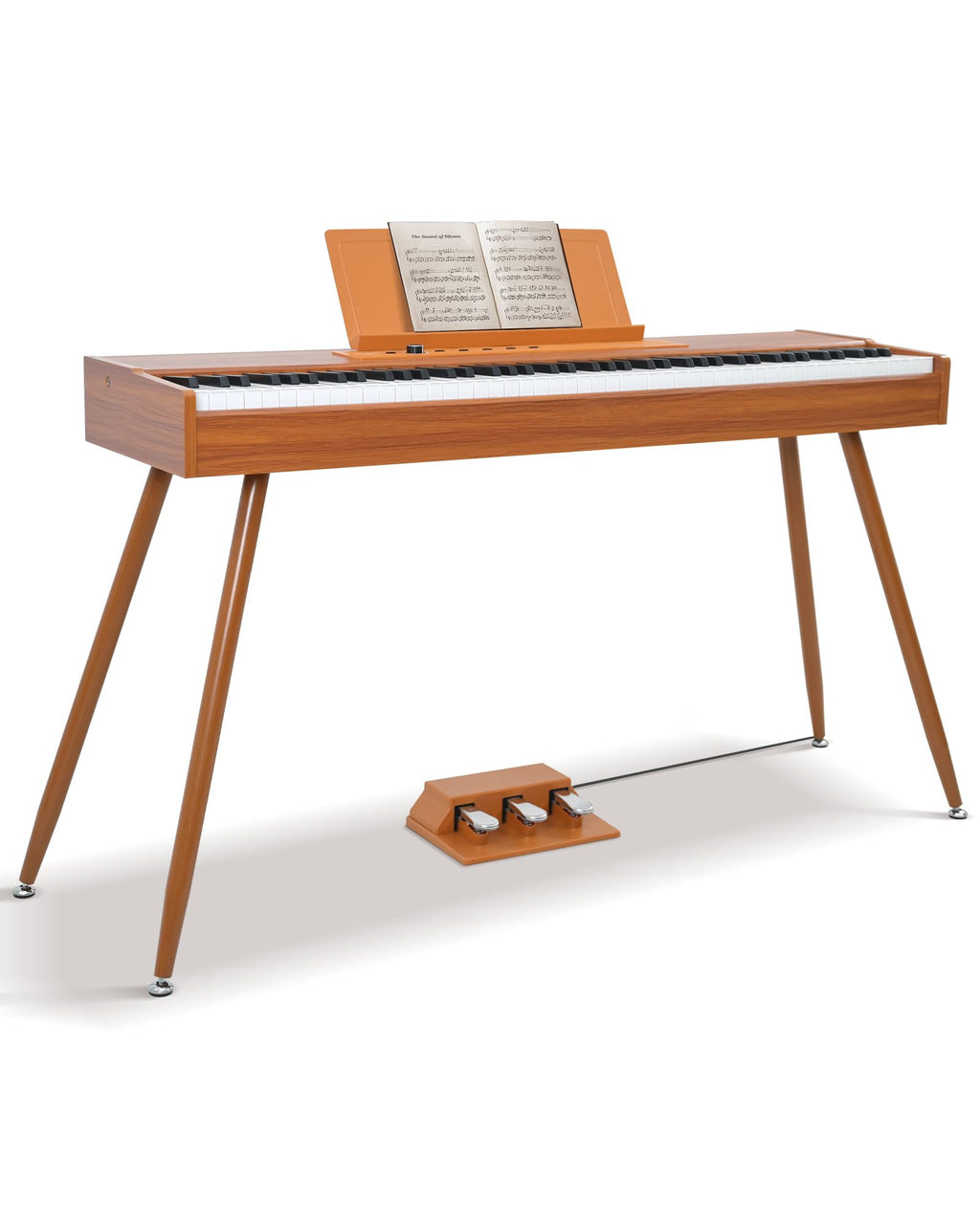 88 Key Full Weighted Hammer-Action Digital Piano with Stand S6874