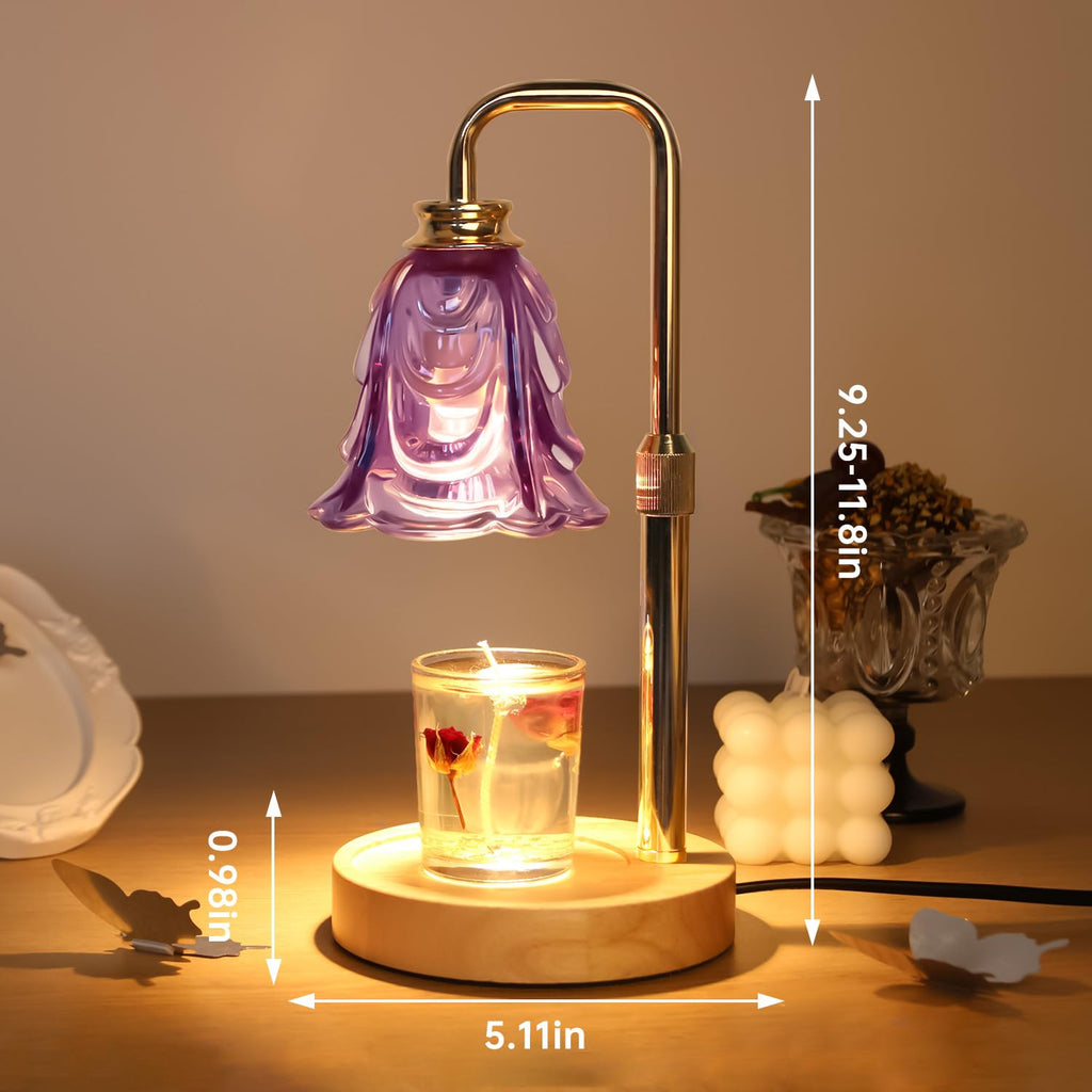 Adjustable Height Dimmable Candle Warmer Lamp with Timer N860334