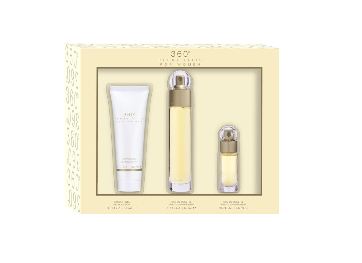 3 Pc Gift Set 1.7oz EDT Spray, 3oz Shower Gel, 0.25oz EDT Spray P2731