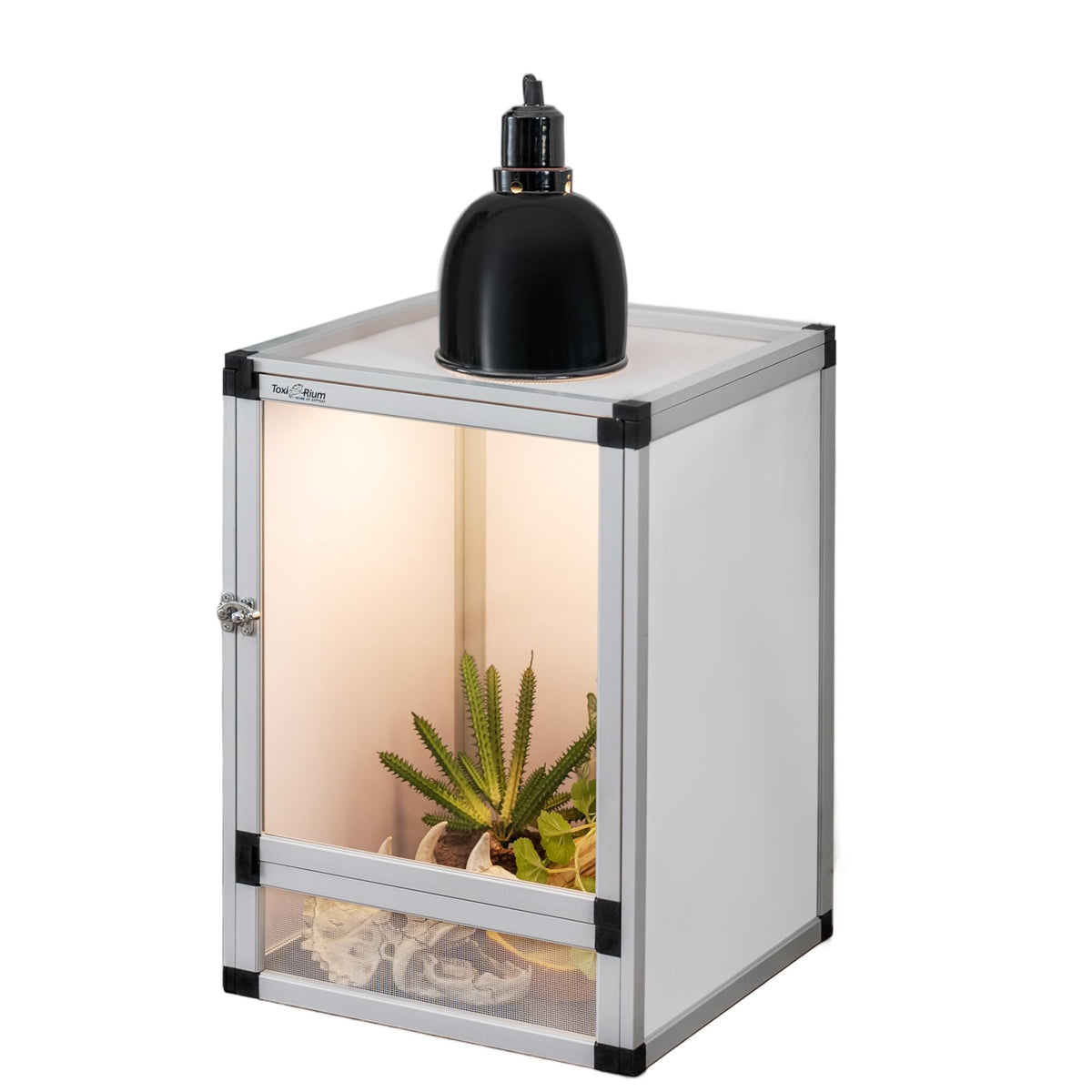 18"x18"x36" Aluminum Frame Reptile Cage with Screen & Acrylic Front Doors I441418