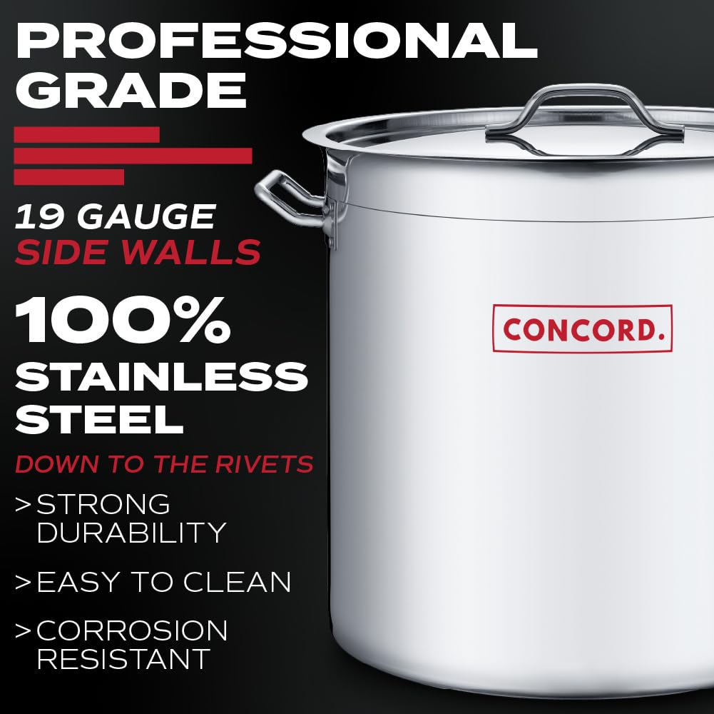 40 Quart Stainless Steel Stock Pot I2397