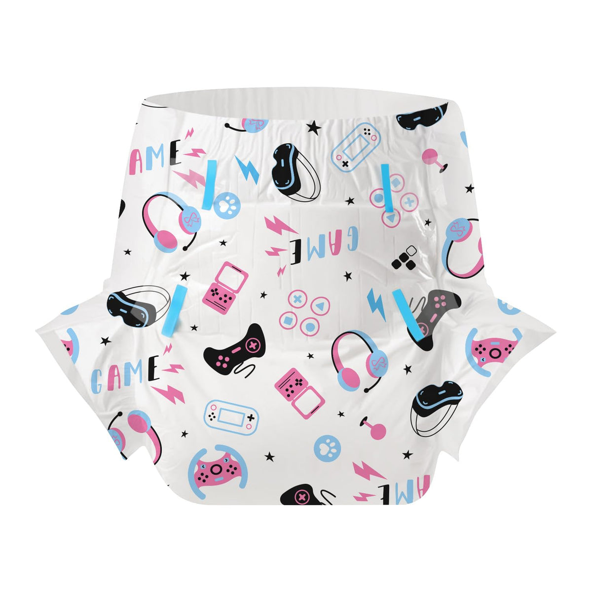 Adult Diapers 10 Pieces Disposable Incontinence Briefs with Tabs Medium 28"-38" H35336