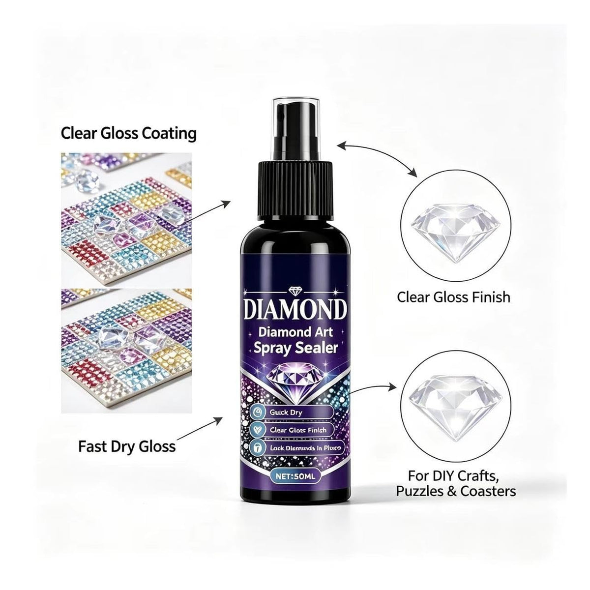 Diamond Painting Sealer Spray D9687