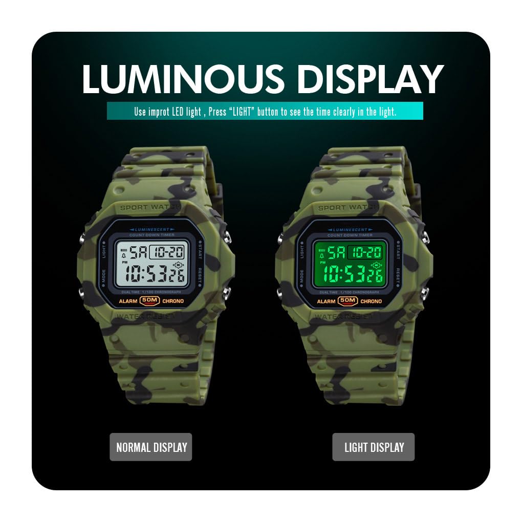 Waterproof Digital Watches Y37593