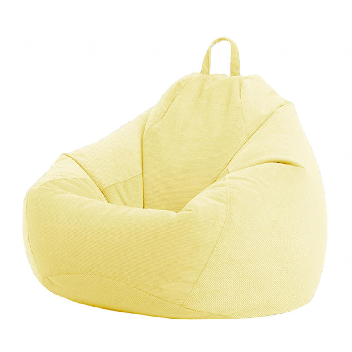 Yellow Linen Bean Bag Chair Cover 60X75cm G297