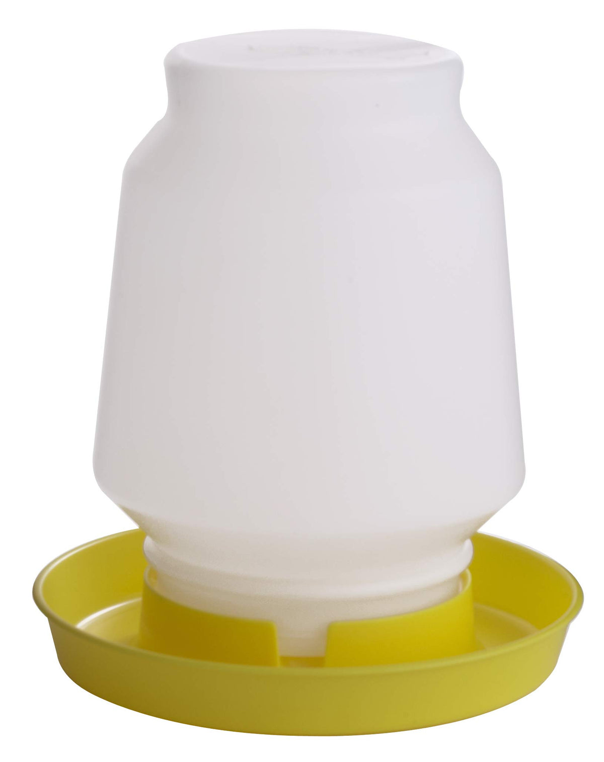 1 Gallon Yellow Plastic Poultry Waterer A352