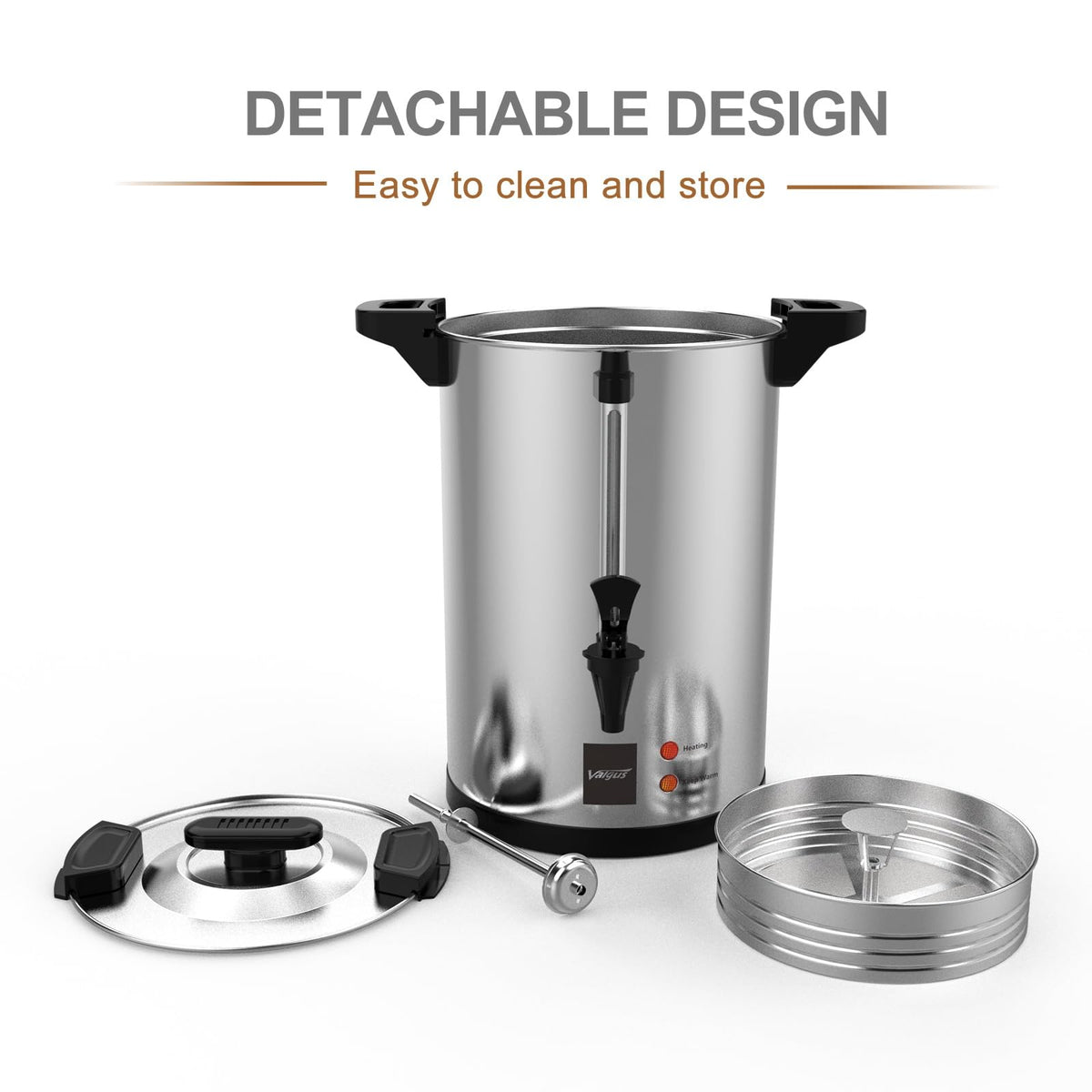 32-Cup Stainless Steel Electric Coffee Urn W4409