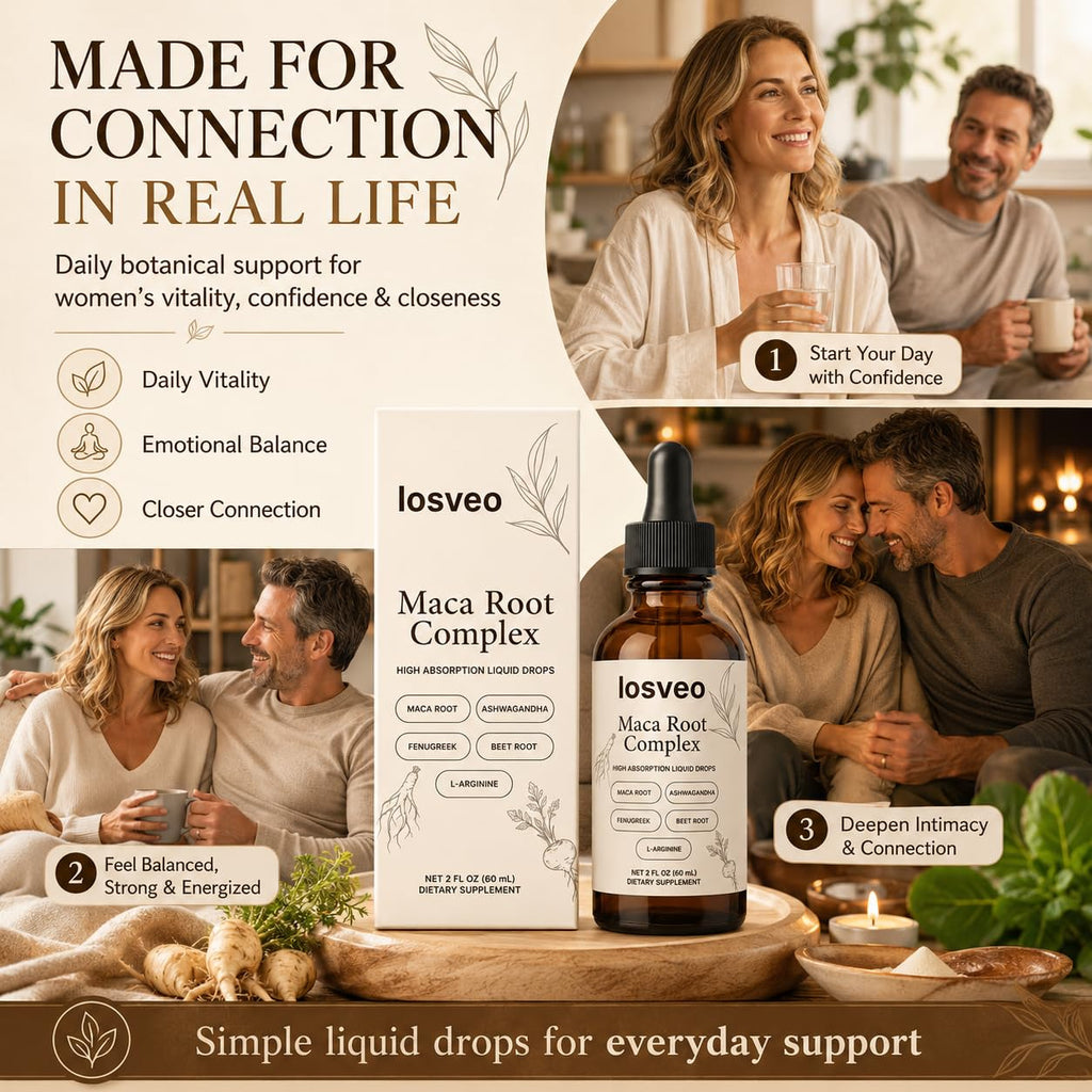 Maca Root Complex Liquid Drops with Ashwagandha, Fenugreek, Beet Root & L-Arginine, 2 Fl Oz R781