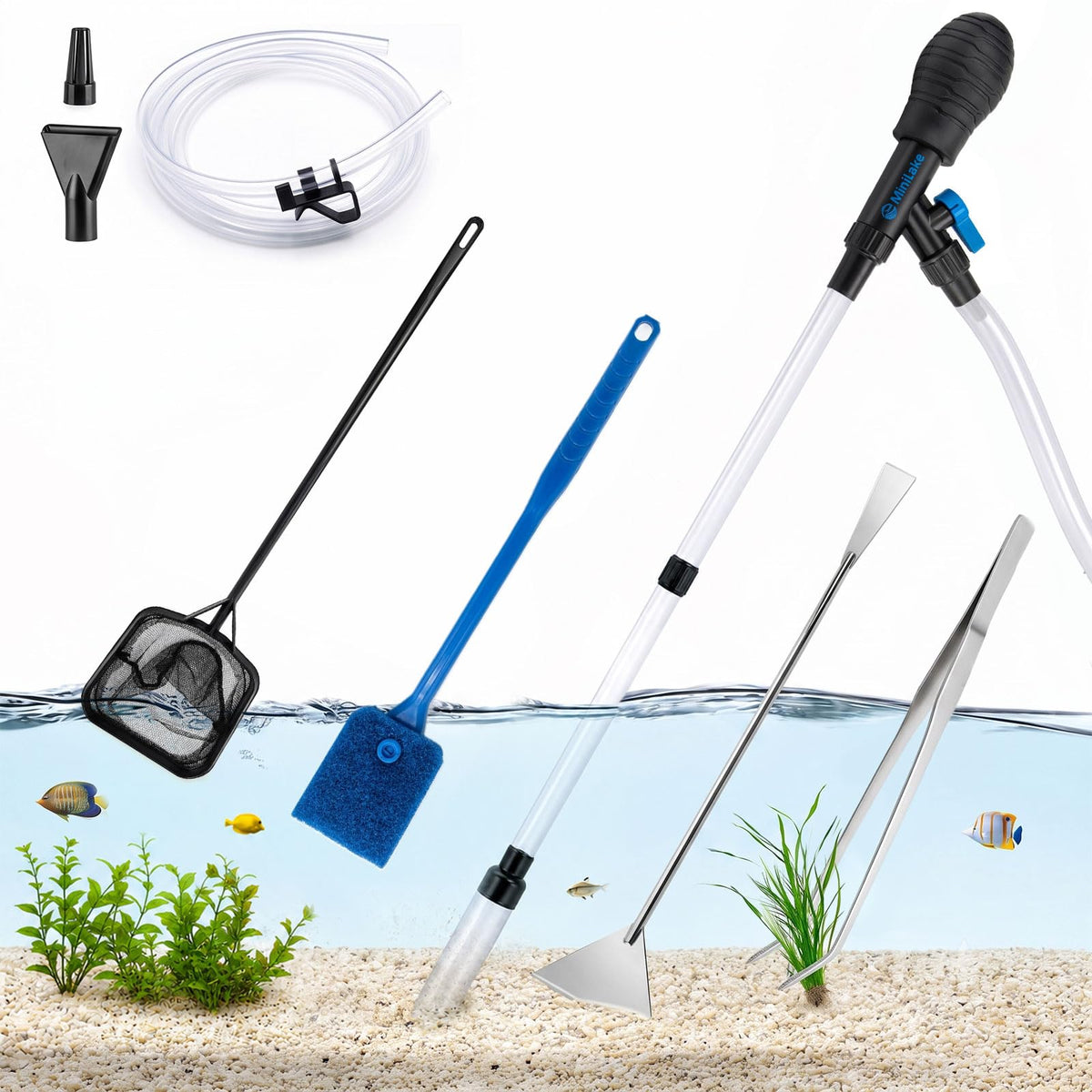 Aquarium Gravel Cleaner Kit Q9962