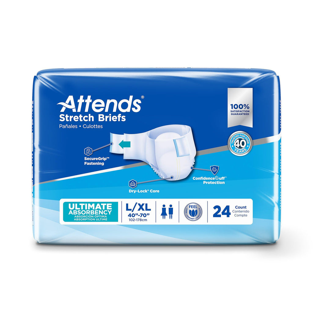Large/X-Large Adult Incontinence Briefs 96 Ct T1902