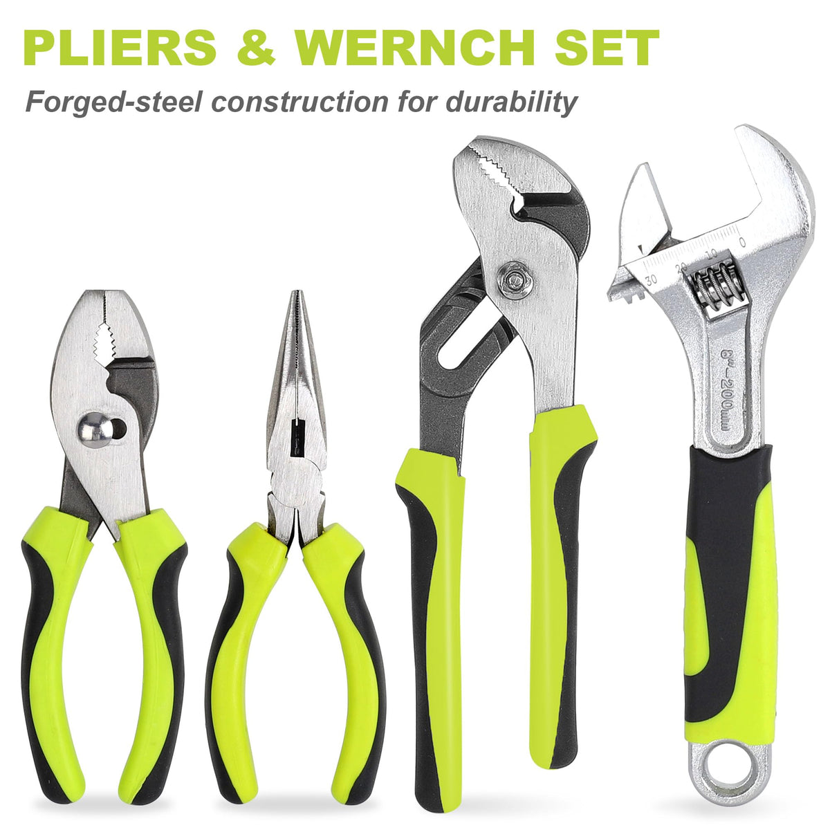 225-Piece Home Repairing Tool Kit with Tool Box W4492