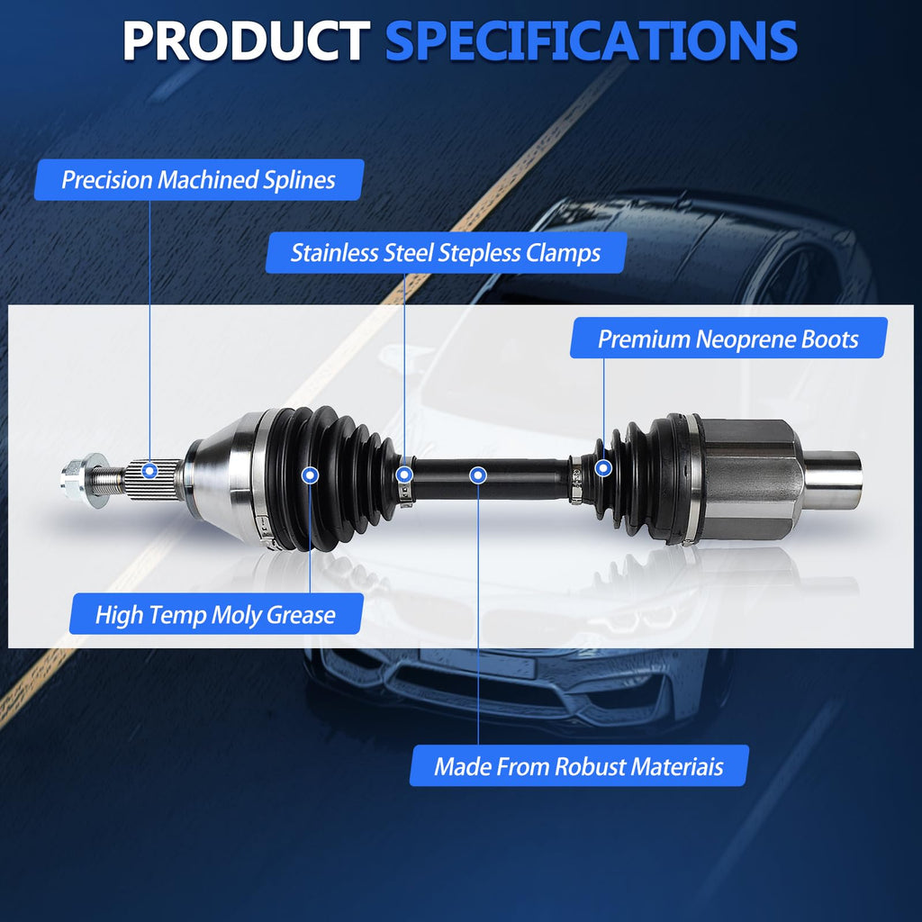 CV Axle Front Pair 4WD Z777