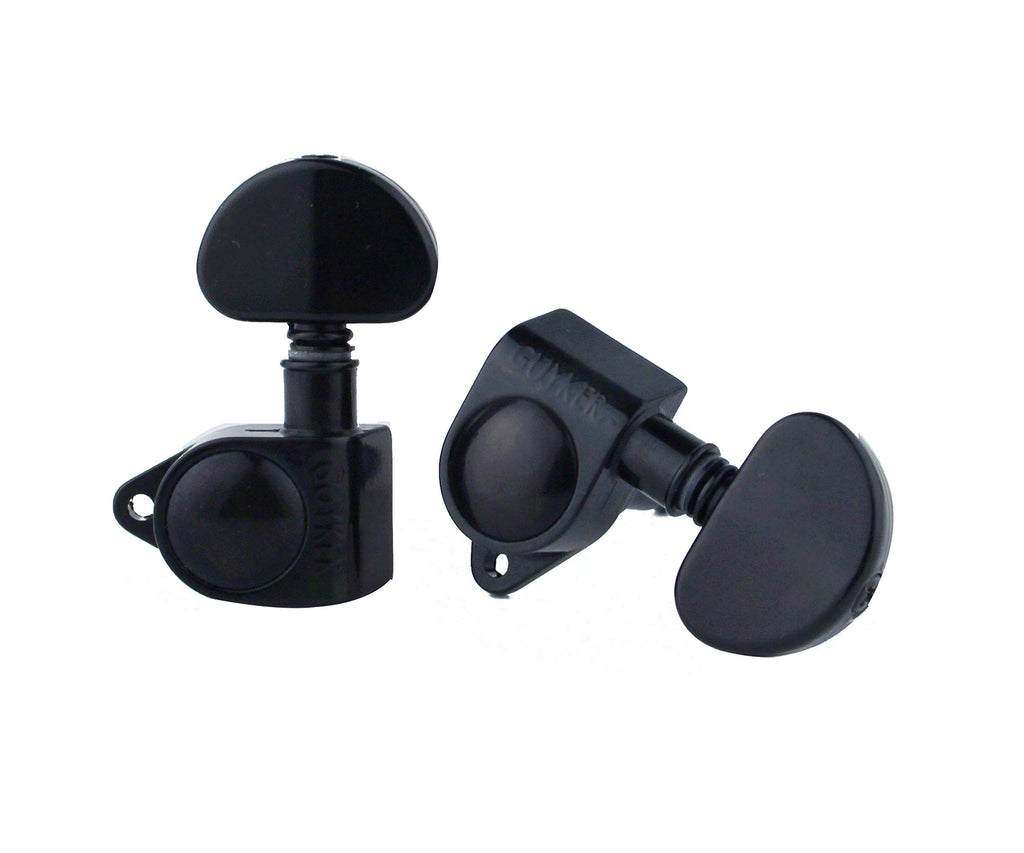 Guitar Machine Heads 3L + 3R Black A312469