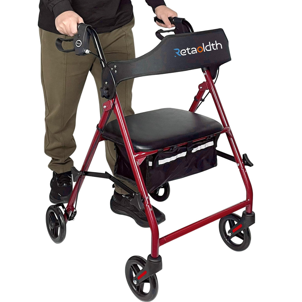 Foldable Rollator Walker with Seat U540973