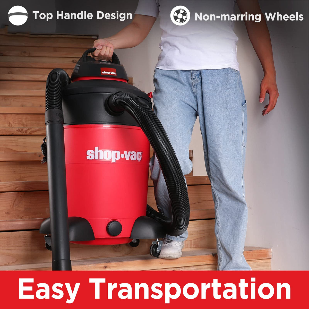 16 Gallon 6.5 Peak HP Wet/Dry Vacuum D327