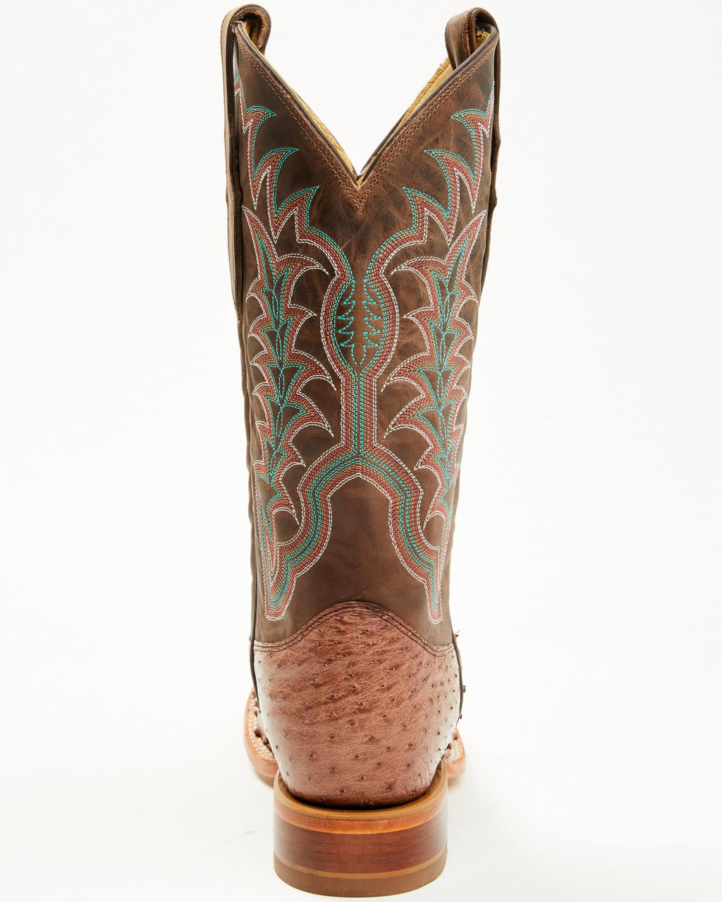 Men's Ostrich Western Boot Broad Square Toe K6861