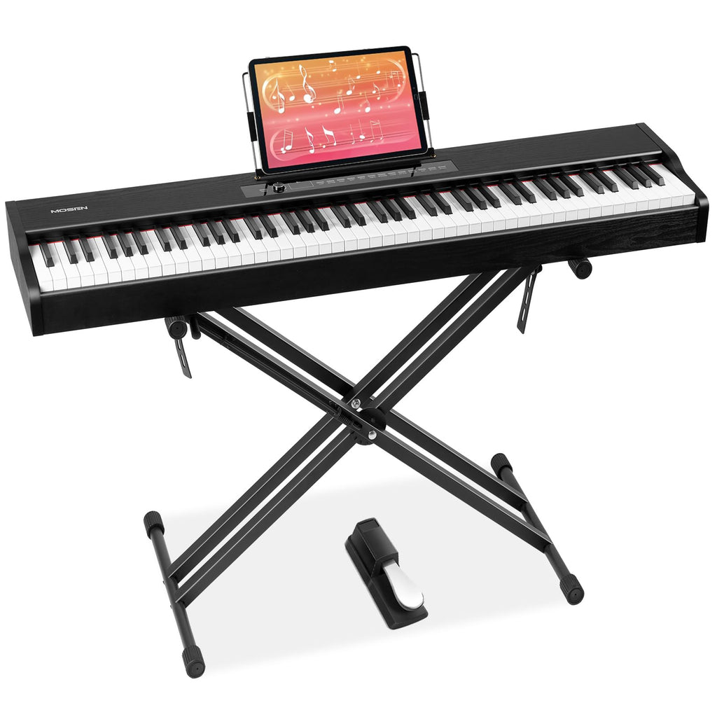 88-Key Weighted Digital Piano with X Stand and Sustain Pedal N115854