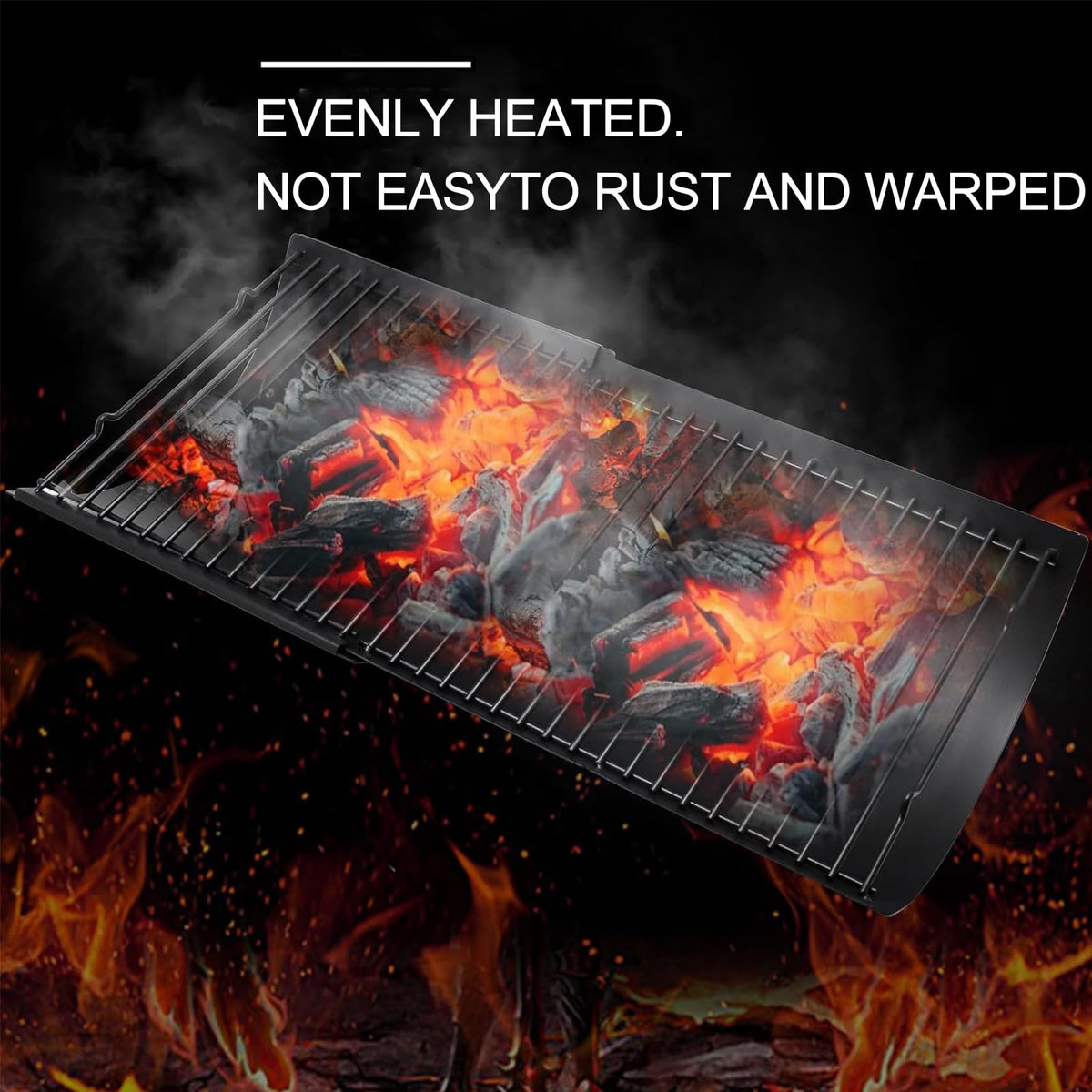 Adjustable Ash Pan Drip Pan with 2pcs Grate Hangers X37059