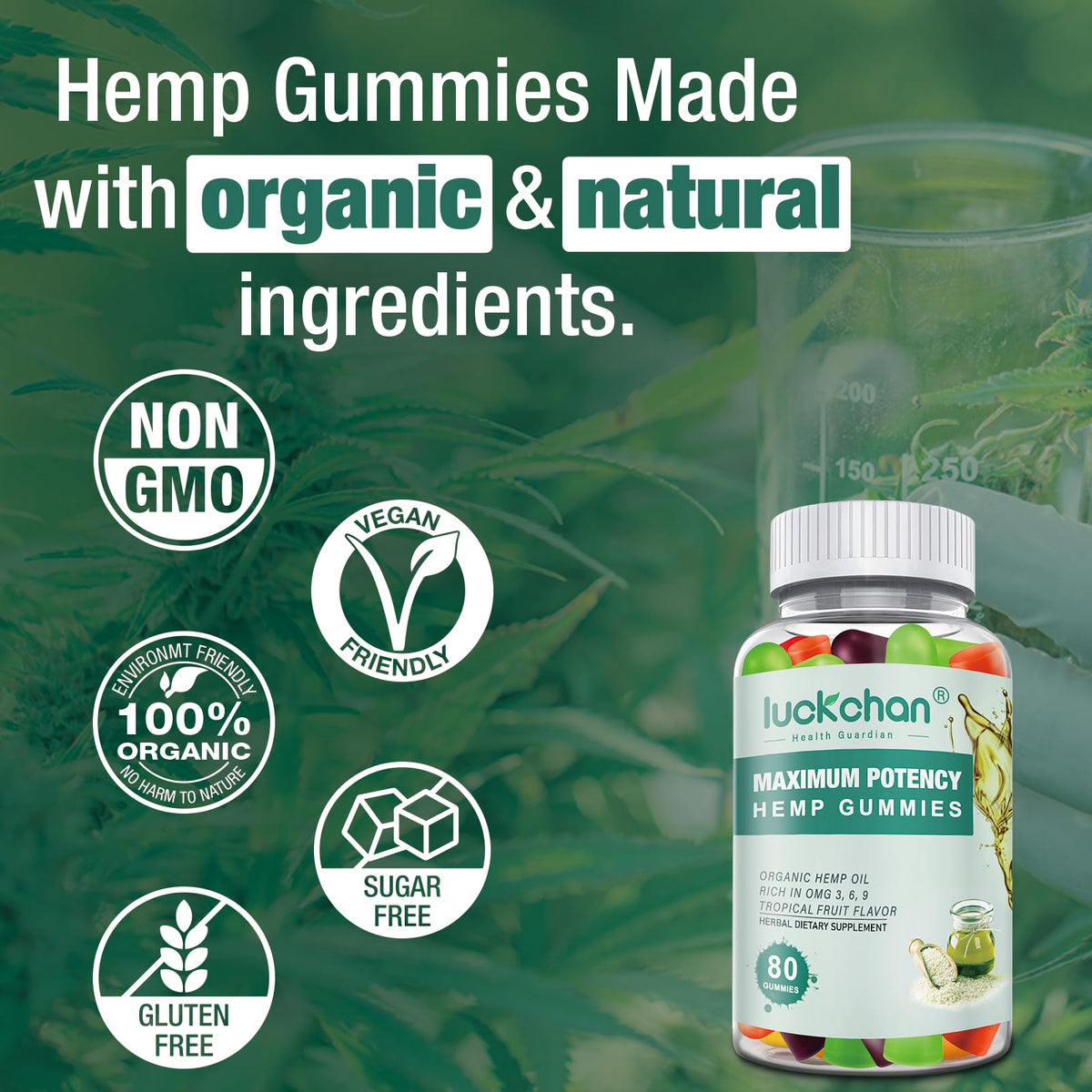 Hemp Gummies 4 Packs N2842
