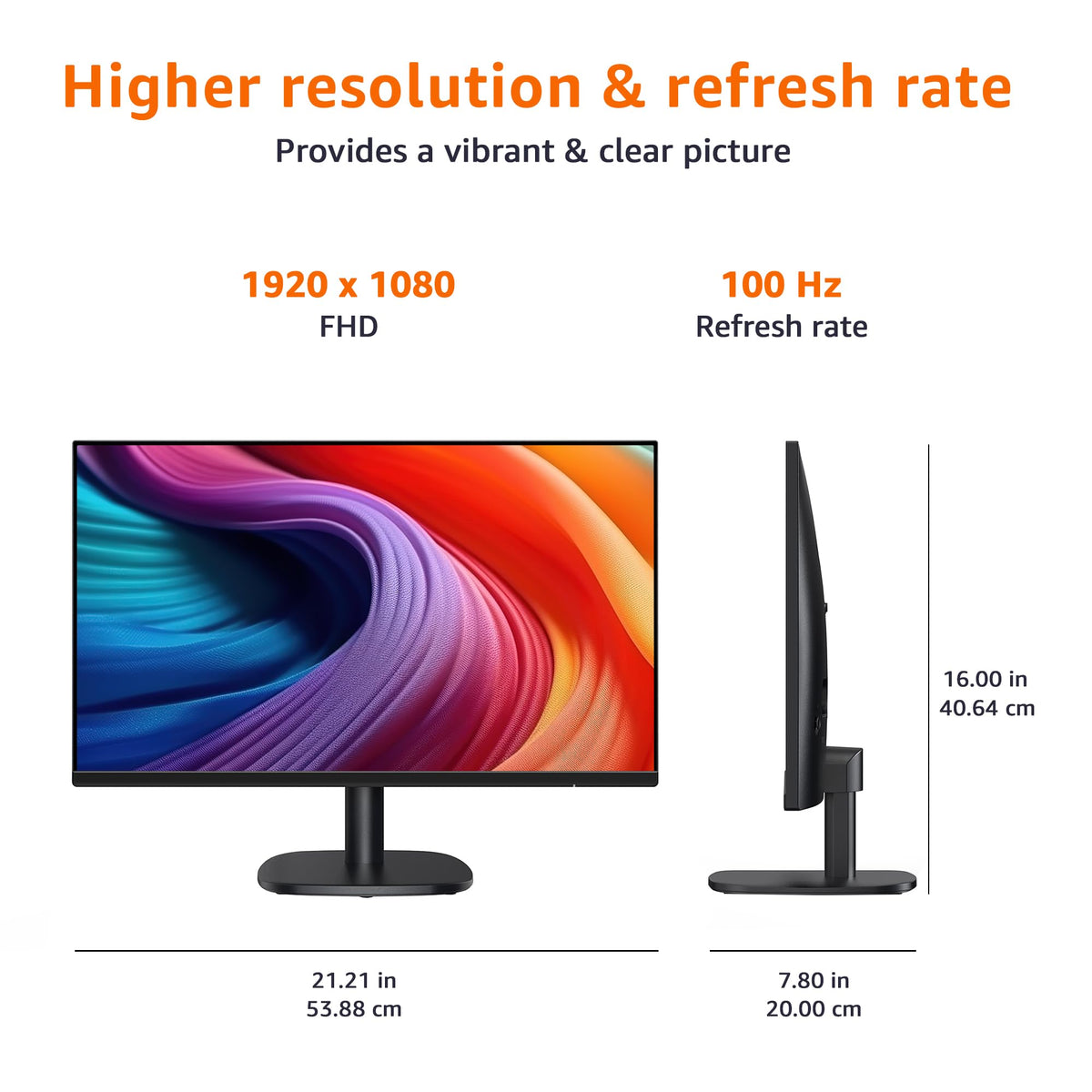 24 Inch FHD 1080P 100Hz Monitor with Speakers C4308