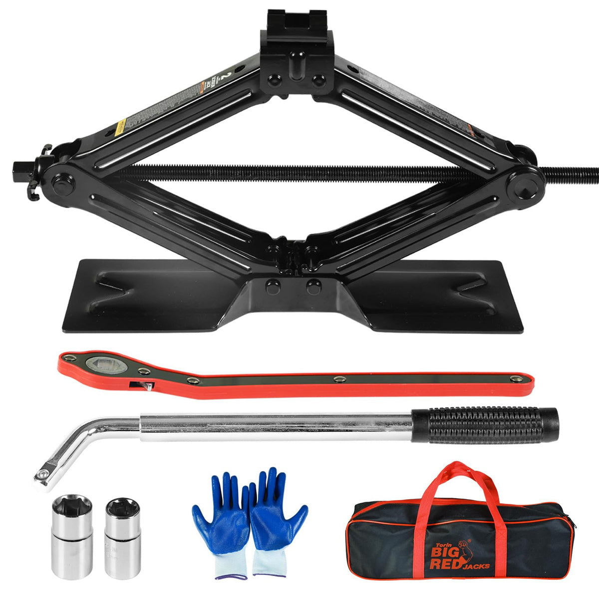 2 Ton Scissor Car Jack with Lug Wrench W81709