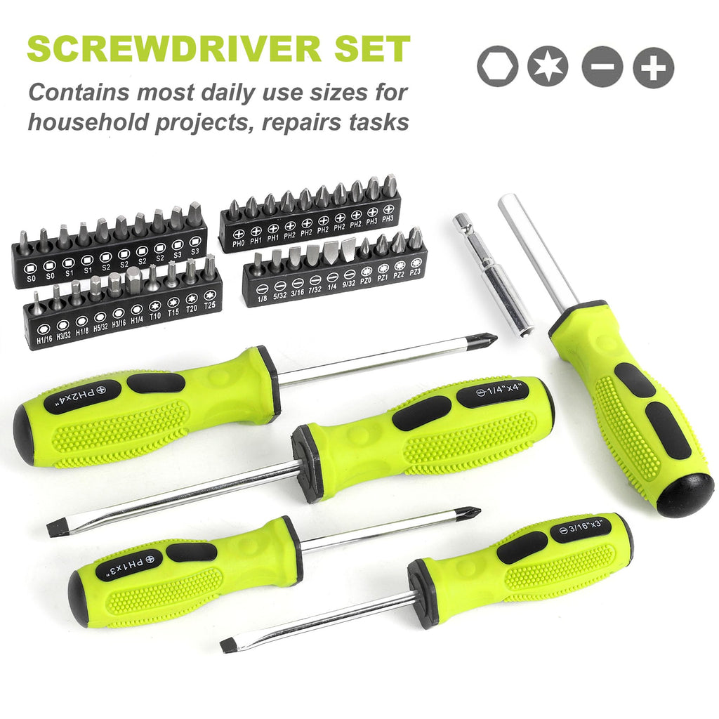 225-Piece Home Repairing Tool Kit with Tool Box W4492