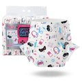 Adult Diapers 10 Pieces Disposable Incontinence Briefs with Tabs Medium 28"-38" H35336